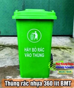 thung rac nhua 360 lit bmt