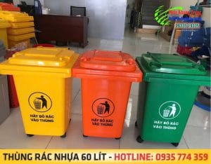 thùng rác nhựa 60l