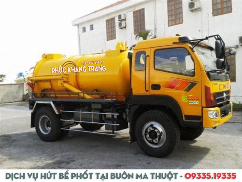 Dịch vụ Hút bể phốt ở Buôn Ma Thuột